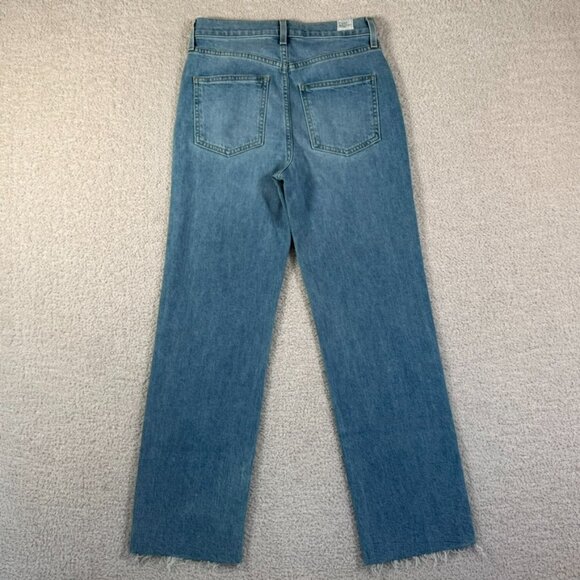 Frank & Eileen Monaghan High Rise Straight Leg Crop Mom Jeans Preppy Sz 26 NWOT - Picture 3 of 13